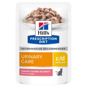 Hill's Prescription Diet Feline c/d Urinary Care, łosoś w sosie 12x85g